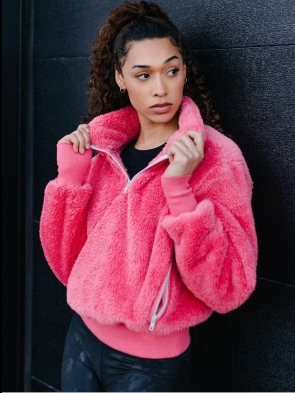 Savvi “Amy” 1/4 Zip Pullover Jacket